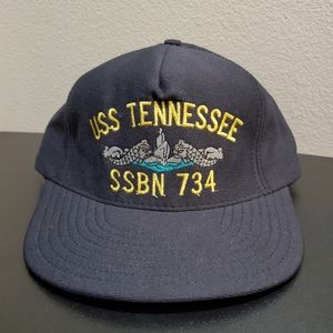 Vintage USS Tennessee‎ SSBN 734 Embroidered Hat USA